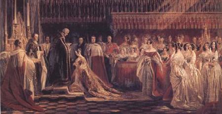 Queen Victoria Receiving the Sacrament at her Coronation 28 June 1838 (mk25), Charles Robert Leslie